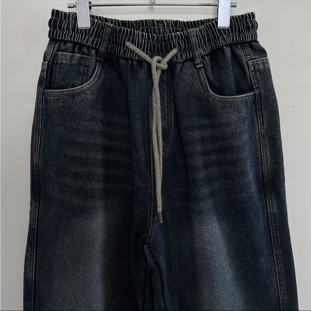 Men's Navy Blue Jeans - Picture 2 of 7